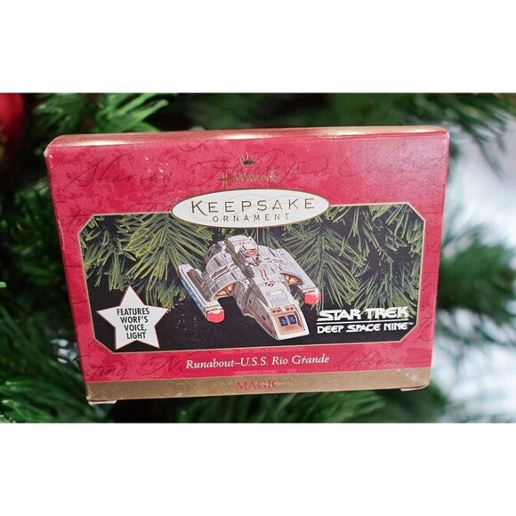 Hallmark Keepsake Ornament Star Trek Deep Space Nine Runabout U.S.S. Rio Grande - Picture 1 of 9